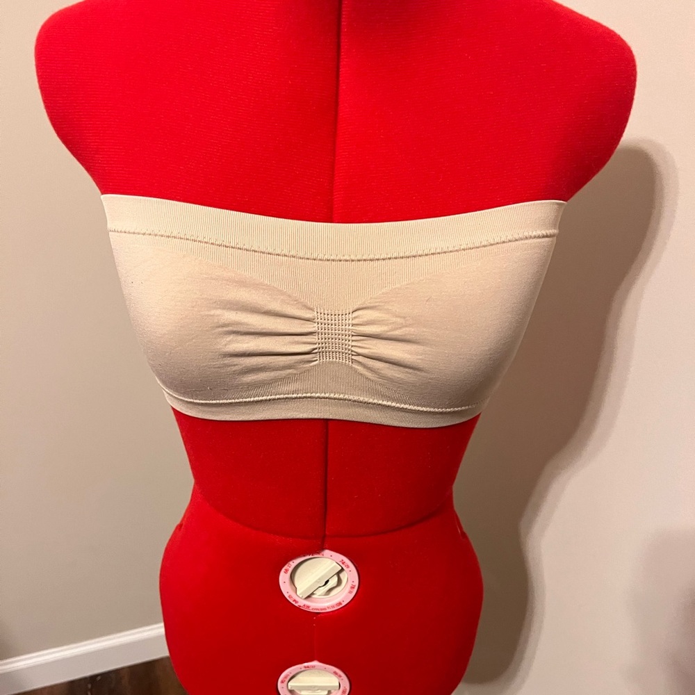 Strapless Bra LARGE Nylon/spandex